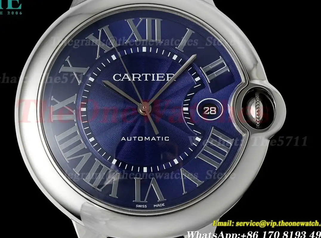 Ballon Bleu De Cartier 42mm SS LE Blue Dial AF A2824