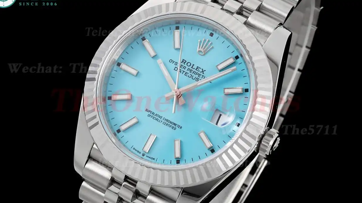 Datejust 126334 41mm Jubilee Flt 904L SS SS Tiffany Blue Dial King VR3235