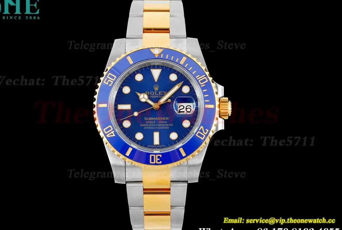 Submariner 116613LB Bluesy 40mm 904L YG SS Blue VSF VS3135