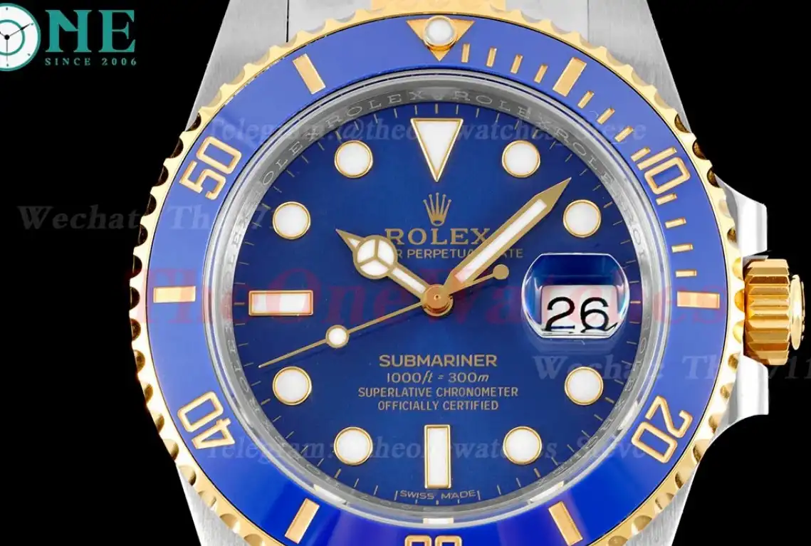 Submariner 116613LB Bluesy 40mm 904L YG SS Blue VSF VS3135