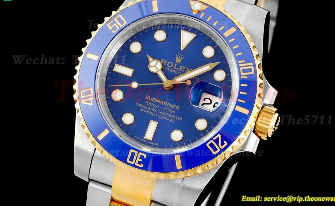 Submariner 116613LB Bluesy 40mm 904L YG SS Blue VSF VS3135