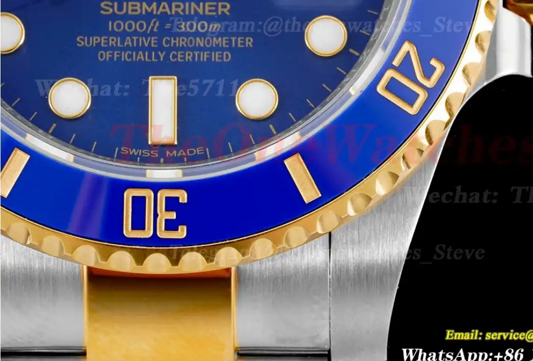 Submariner 116613LB Bluesy 40mm 904L YG SS Blue VSF VS3135