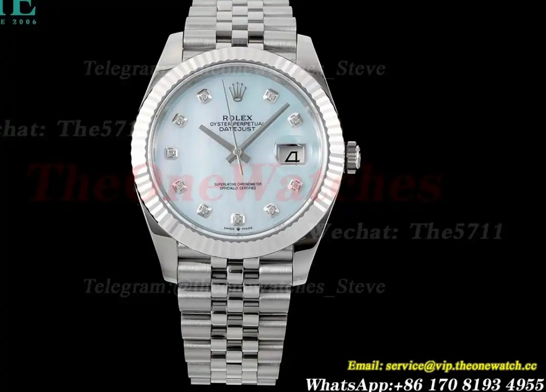 Datejust 126334 41mm Jubilee Flt 904L SS SS Mop Dial King VR3235