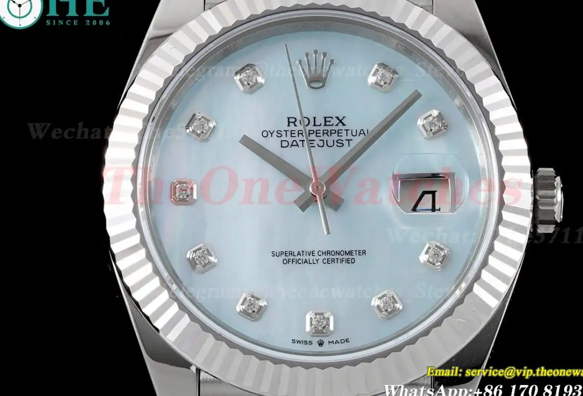 Datejust 126334 41mm Jubilee Flt 904L SS SS Mop Dial King VR3235