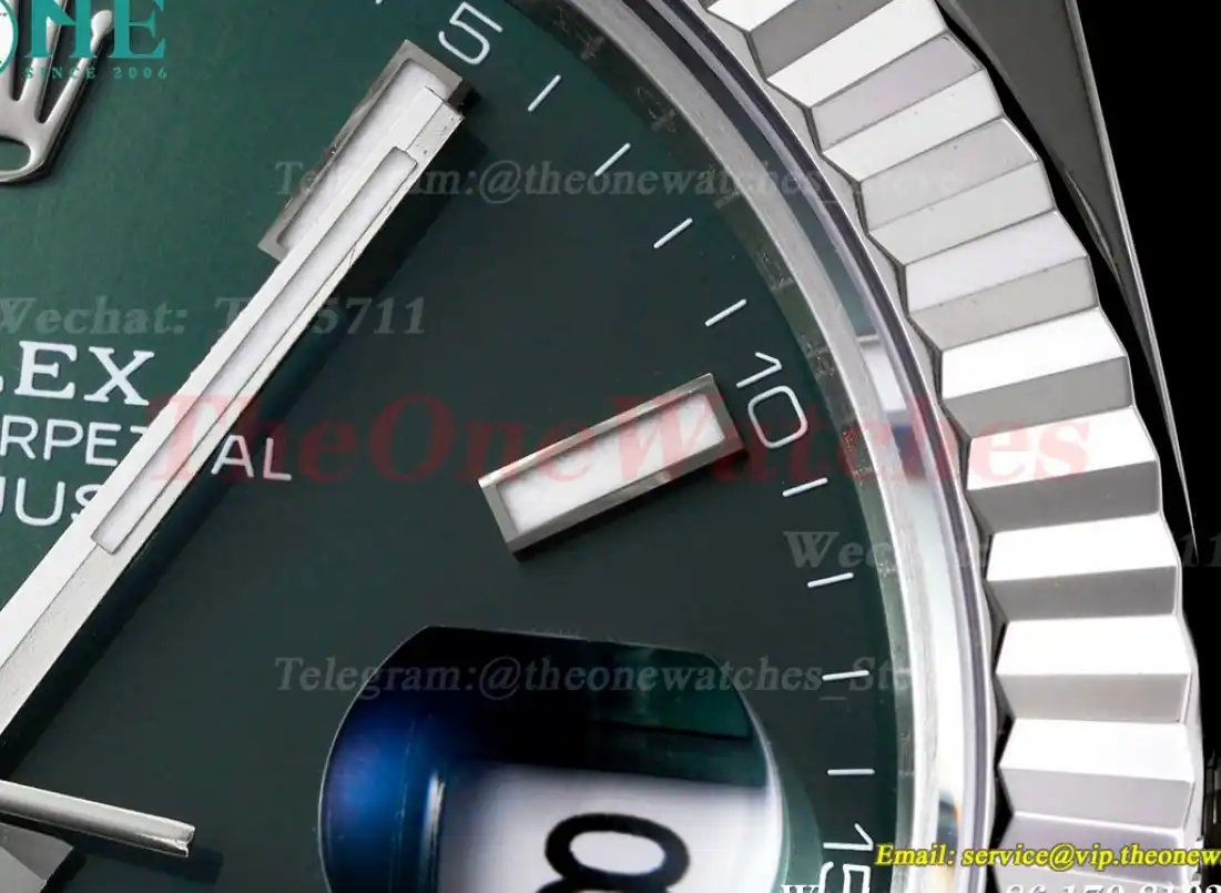 Datejust 126334 41mm Jubilee Flt 904L SS SS Green Dial King VR3235