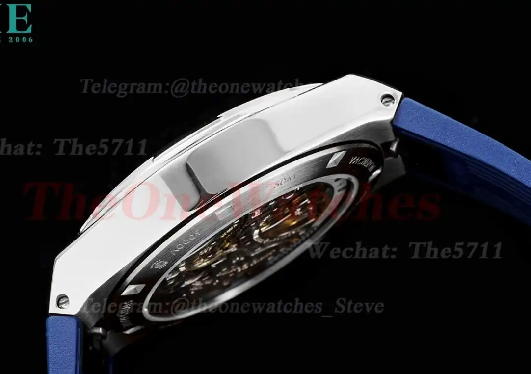 Overseas ref 6000V SS RU Blue Stk BBR Tourbillon