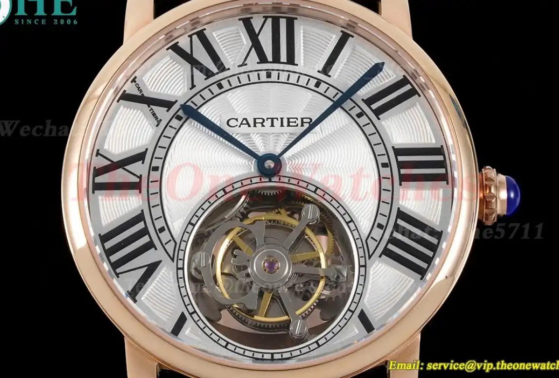 Rotonde De Cartier 40mm RG LE White Textured Dial BLSF Tourb