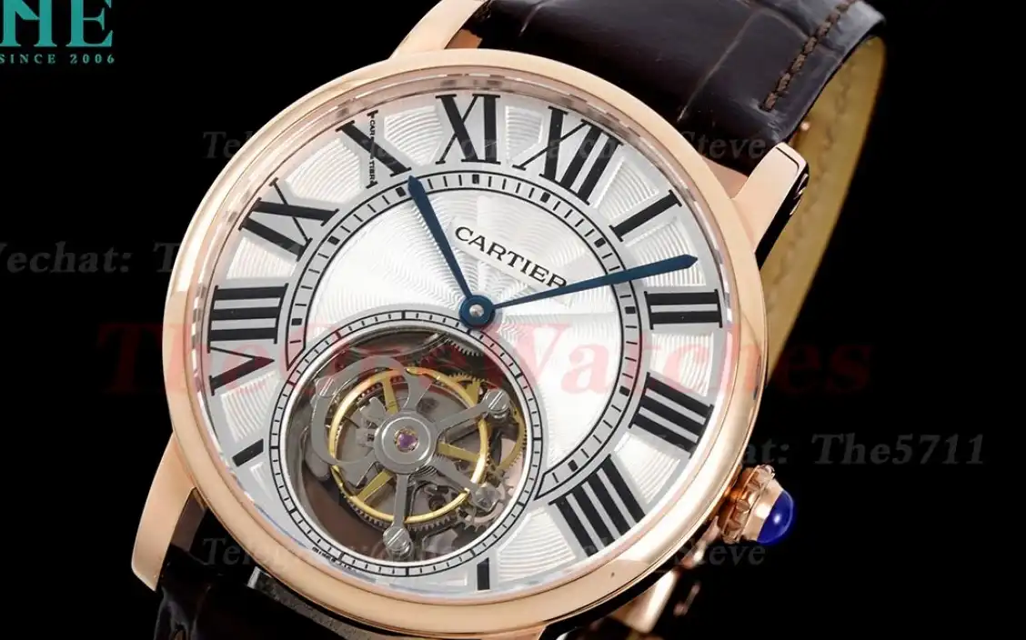 Rotonde De Cartier 40mm RG LE White Textured Dial BLSF Tourb