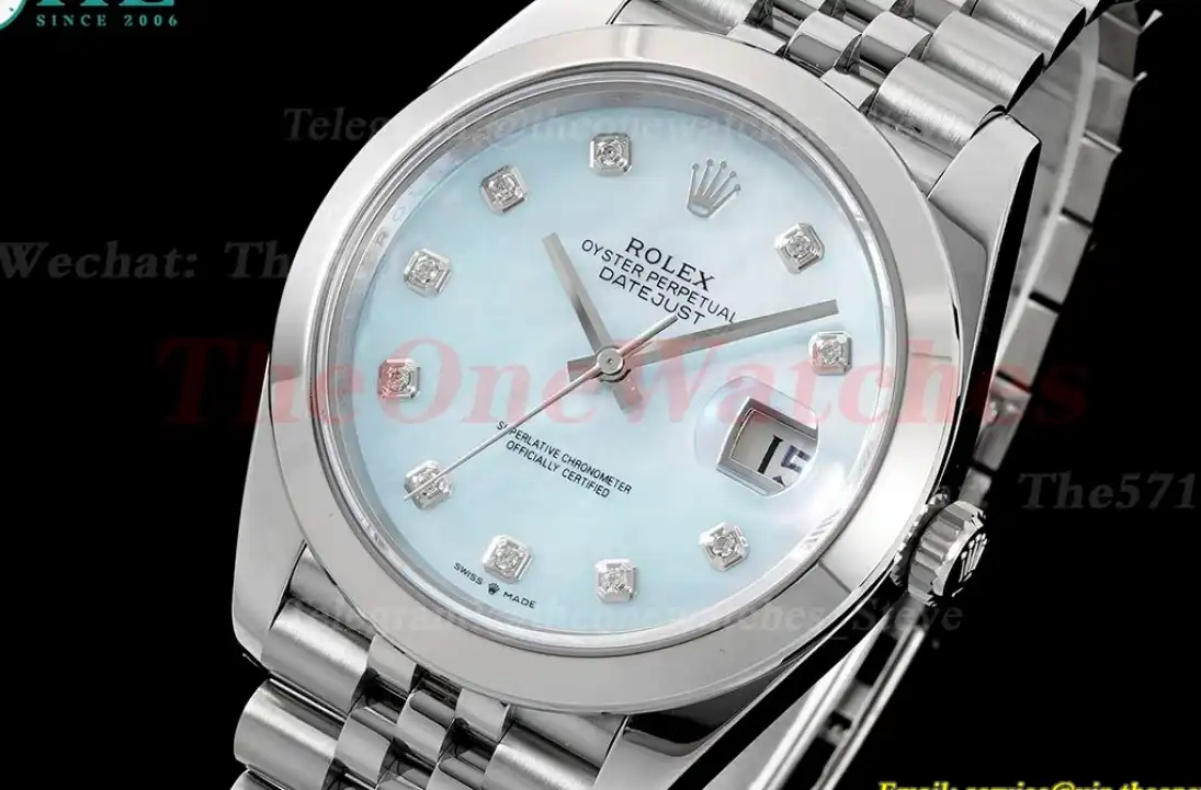 Datejust 126300 41mm Jubilee 904L SS SS Mop Dial King VR3235