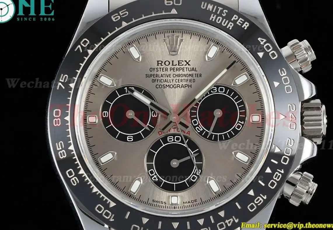 Daytona 116519 40mm SS RU Grey Dial QF SH4130 V3(Gain Weight)