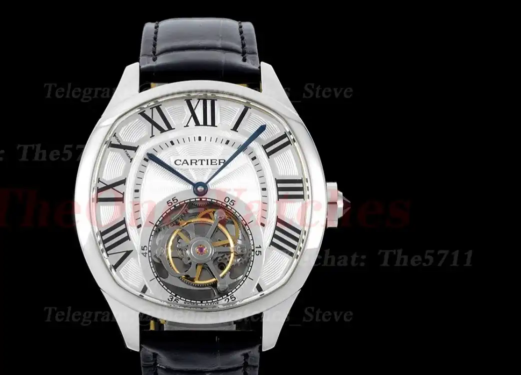 Drive De Cartier 40mm SS LE White Textured Dial BLSF Tourb