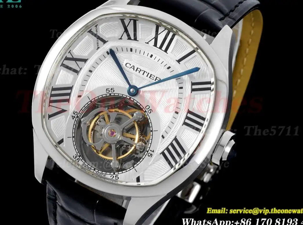 Drive De Cartier 40mm SS LE White Textured Dial BLSF Tourb