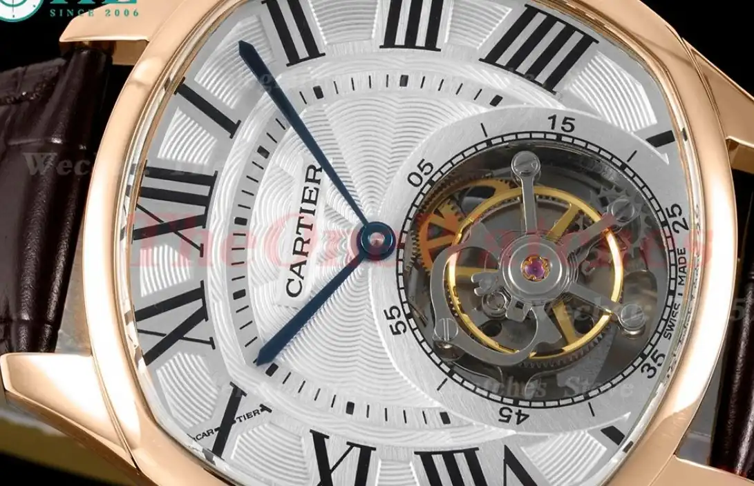 Drive De Cartier 40mm RG LE White Textured Dial BLSF Tourb