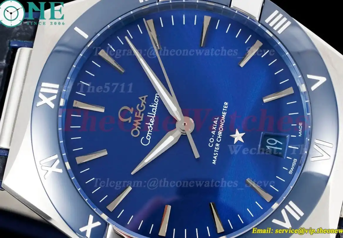 Constellation 41mm SS LE Blue Dial 8F A8900