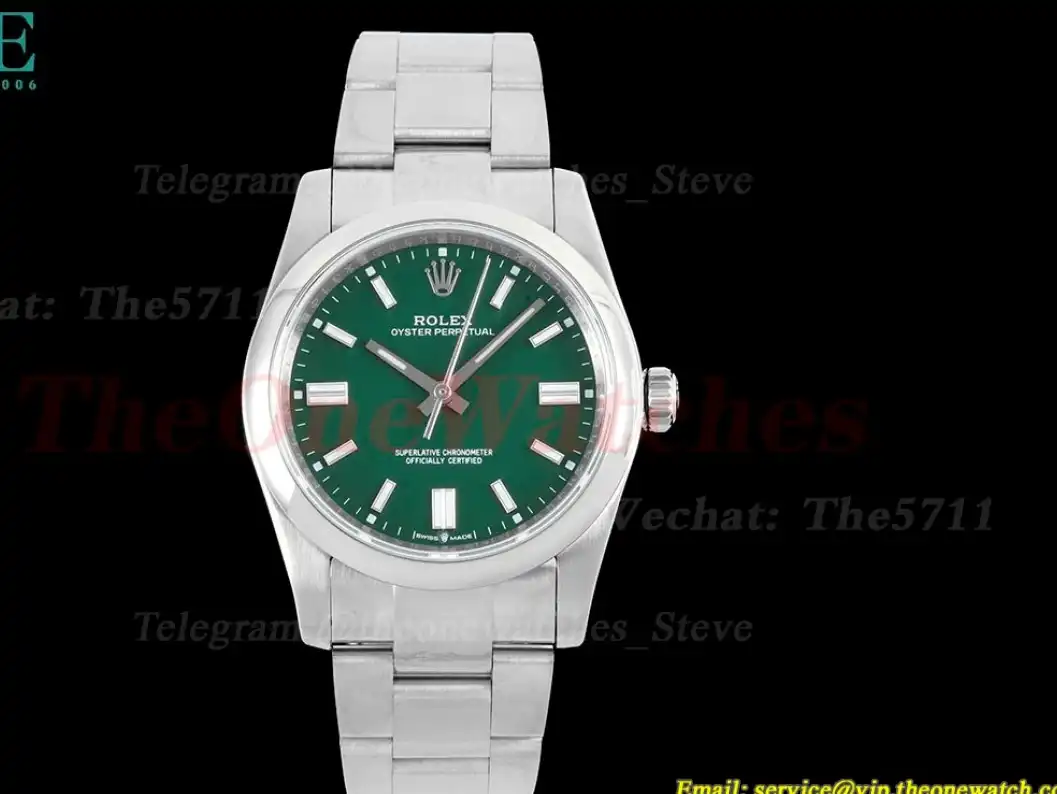 Oyster Perpetual 126000 36mm SS SS Green Stk KRF A2824