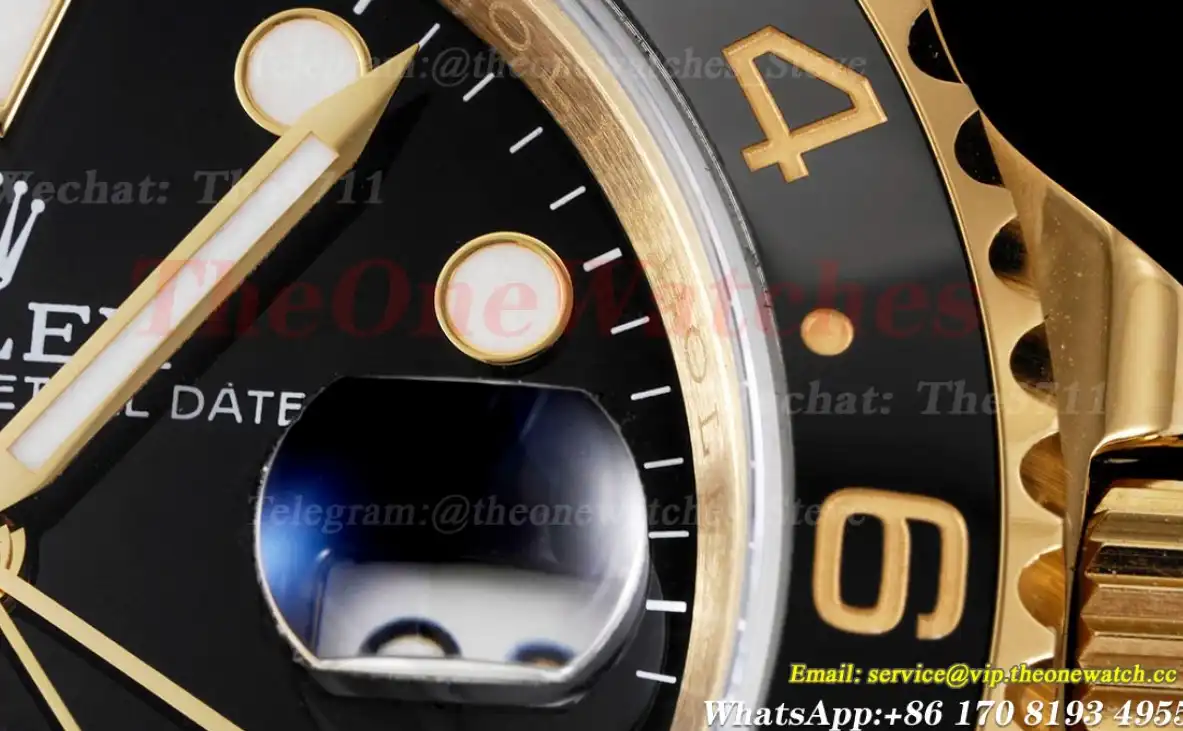 GMT Master II 126718 GRNR Jub YG YG Black Dial APF VR3285