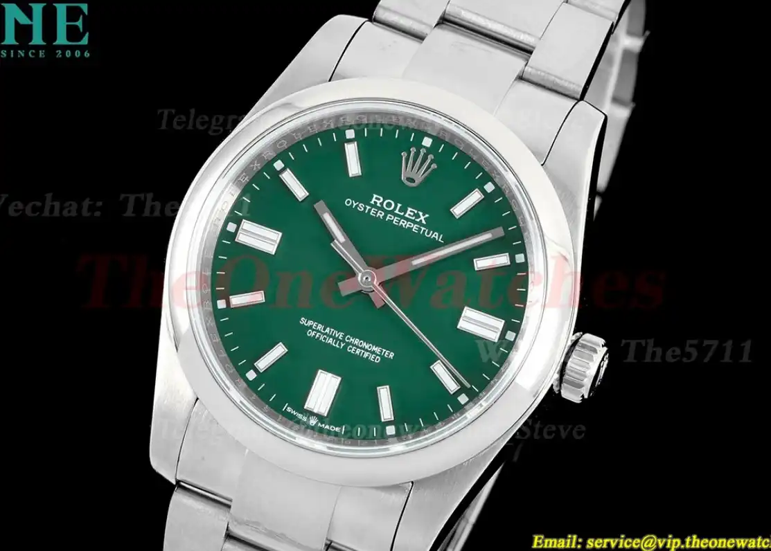 Oyster Perpetual 126000 36mm SS SS Green Stk KRF A2824