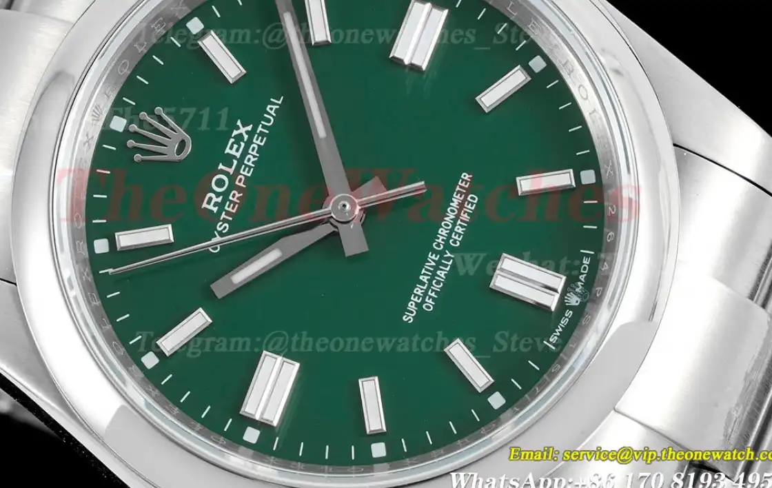 Oyster Perpetual 126000 36mm SS SS Green Stk KRF A2824