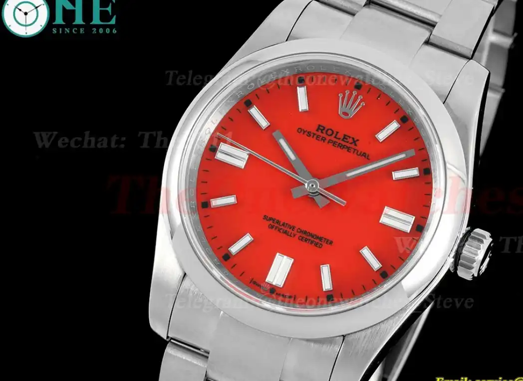 Oyster Perpetual 126000 36mm SS SS Red Stk KRF A2824