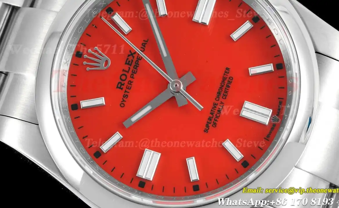 Oyster Perpetual 126000 36mm SS SS Red Stk KRF A2824