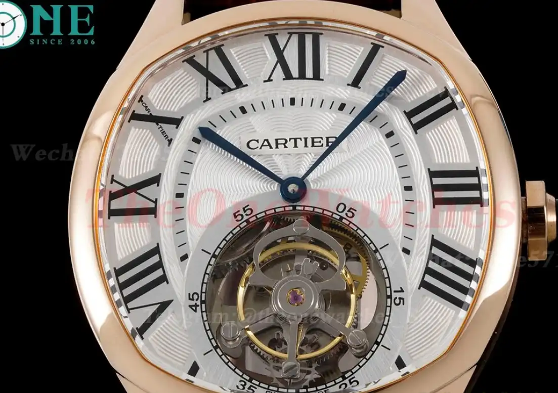 Drive De Cartier 40mm RG LE White Textured Dial BLSF Tourb