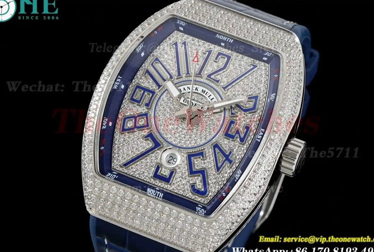 Vanguard Mens V45 SS LE Diamonds Dial ABF A2824