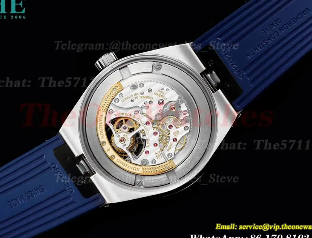 Overseas ref 6000V SS RU Blue Stk BBR Tourbillon