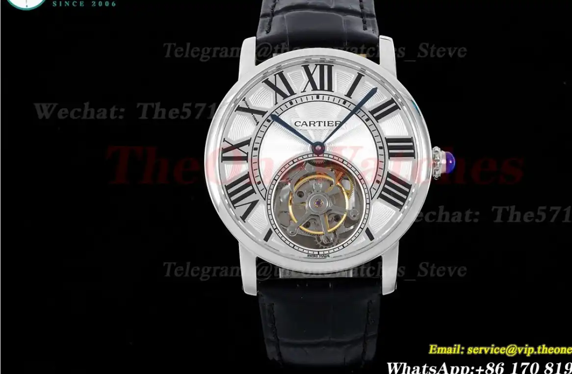 Rotonde De Cartier 40mm SS LE White Textured Dial BLSF Tourb