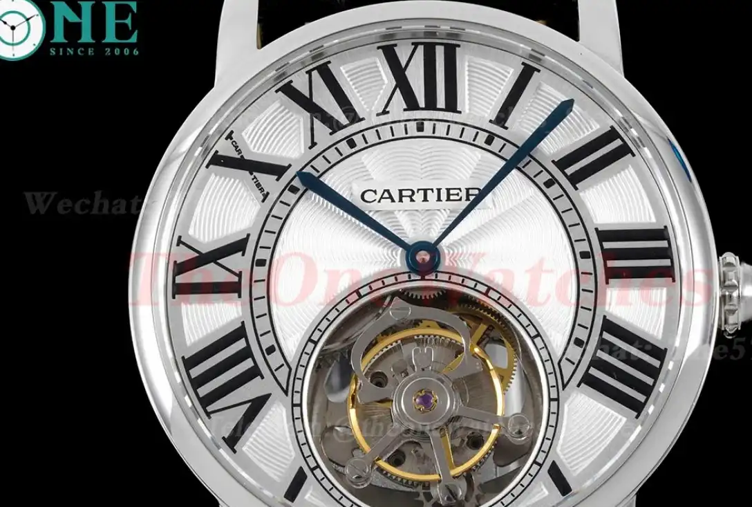 Rotonde De Cartier 40mm SS LE White Textured Dial BLSF Tourb