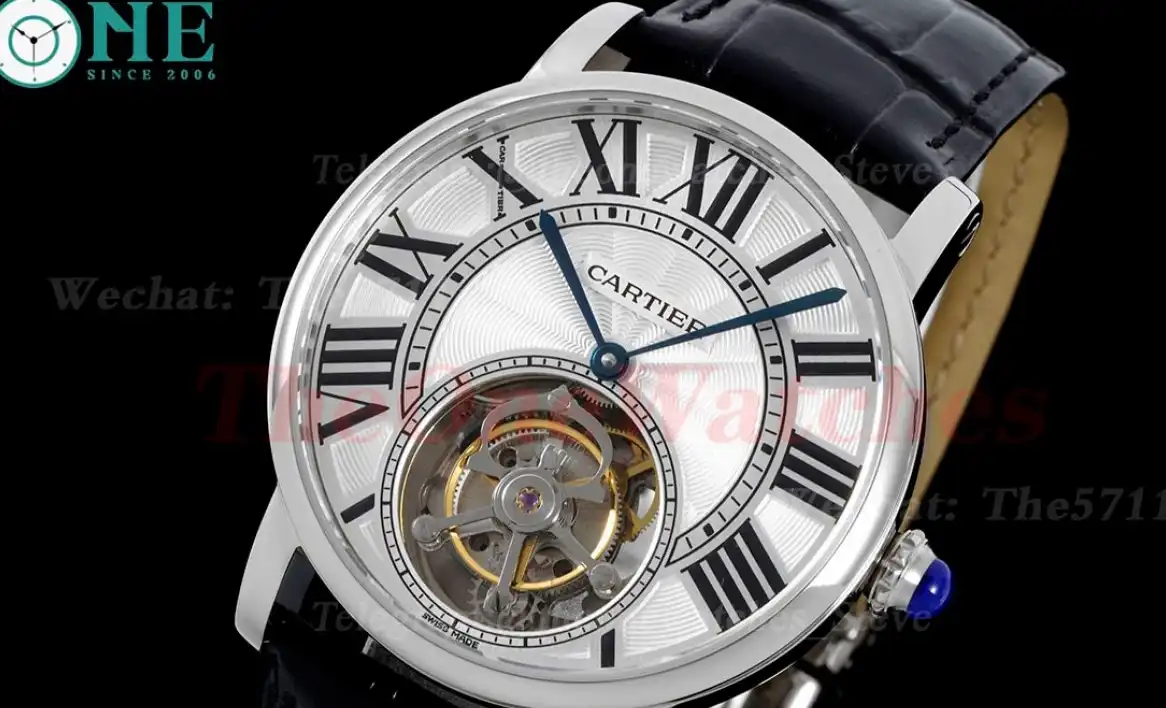 Rotonde De Cartier 40mm SS LE White Textured Dial BLSF Tourb