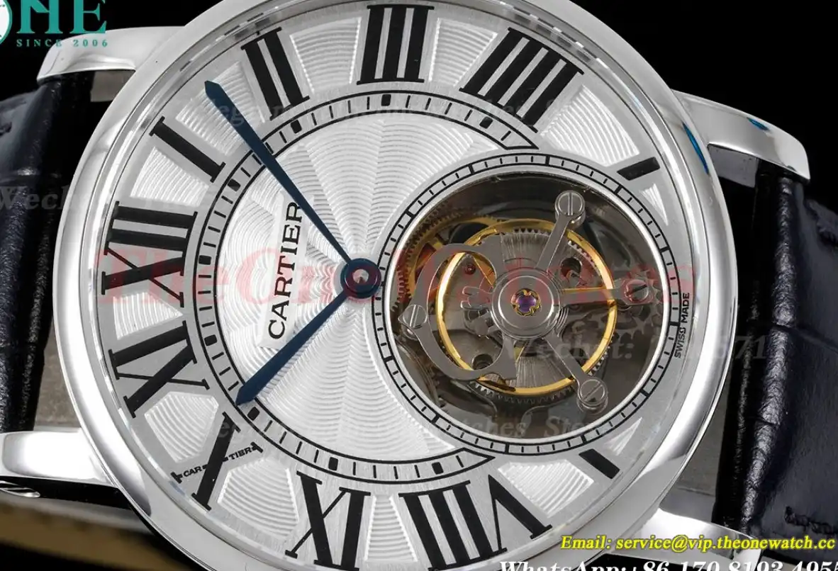 Rotonde De Cartier 40mm SS LE White Textured Dial BLSF Tourb