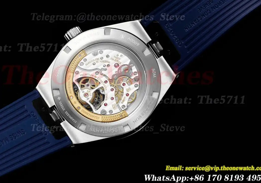 Overseas ref 6000V SS RU Blue Stk BBR Tourbillon