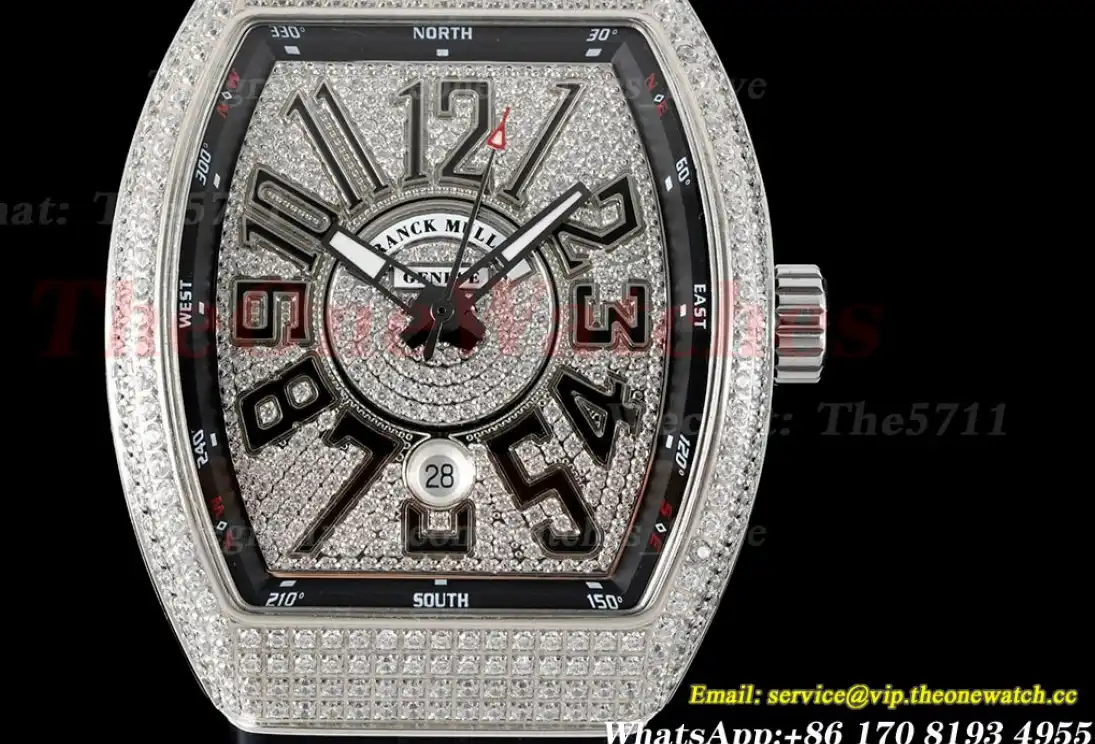 Vanguard Mens V45 SS LE Diamonds Dial ABF A2824