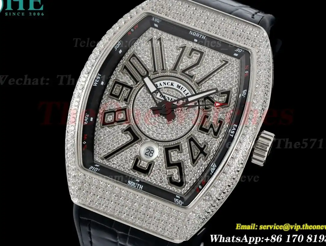 Vanguard Mens V45 SS LE Diamonds Dial ABF A2824