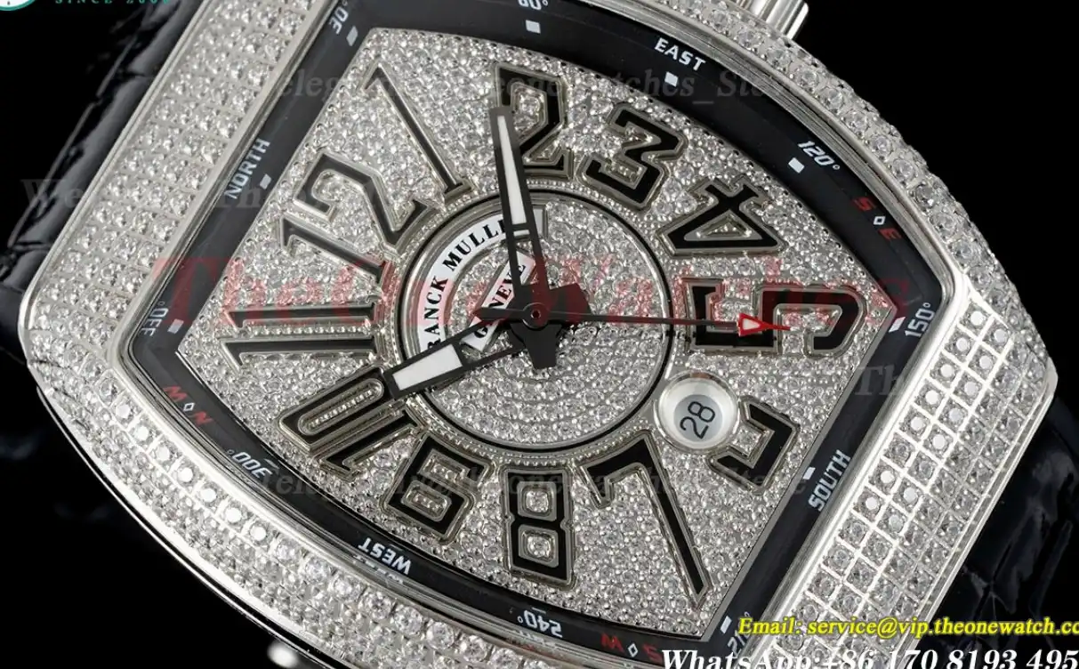 Vanguard Mens V45 SS LE Diamonds Dial ABF A2824