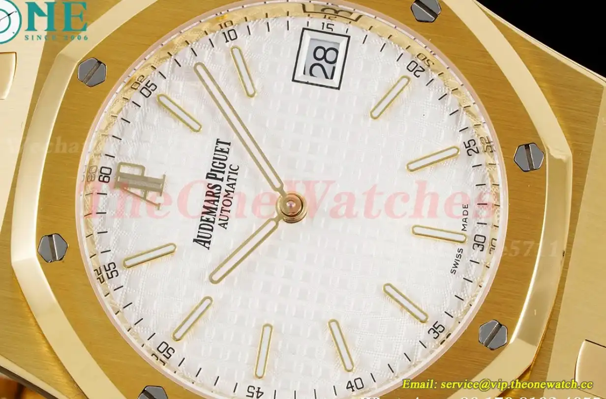 Royal Oak 15202 39mm YG YG White Dial BF A2121