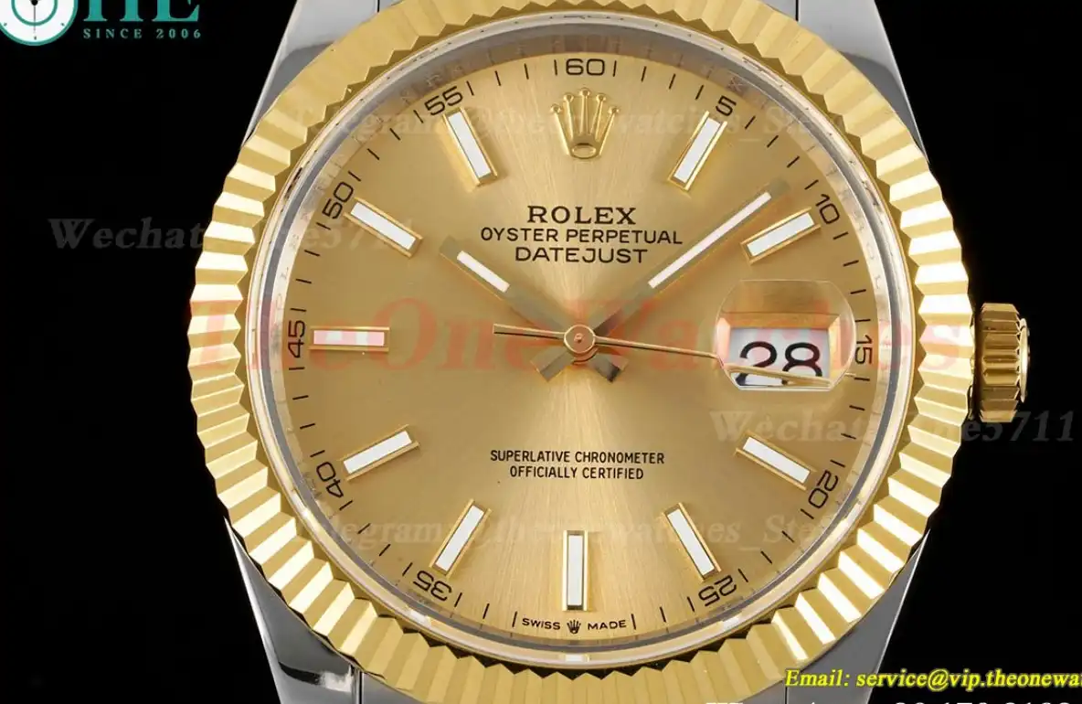 Datejust 126333 41MM Oyster 904L Gold Stk YG SS GMF VR3235