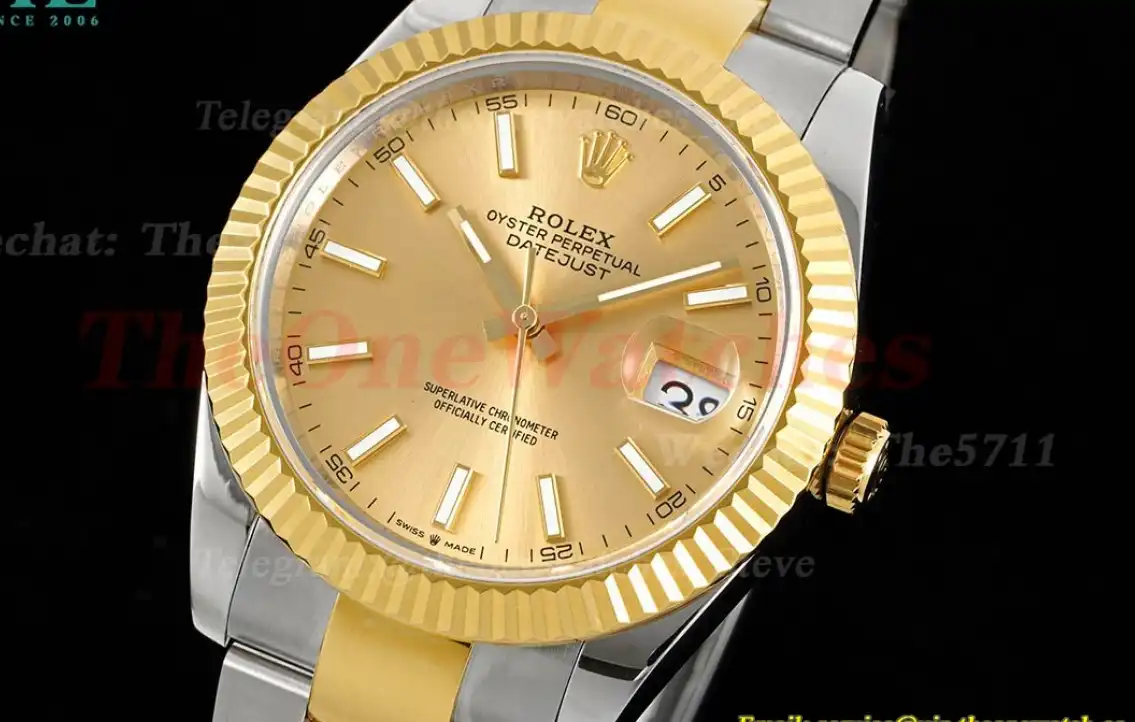 Datejust 126333 41MM Oyster 904L Gold Stk YG SS GMF VR3235