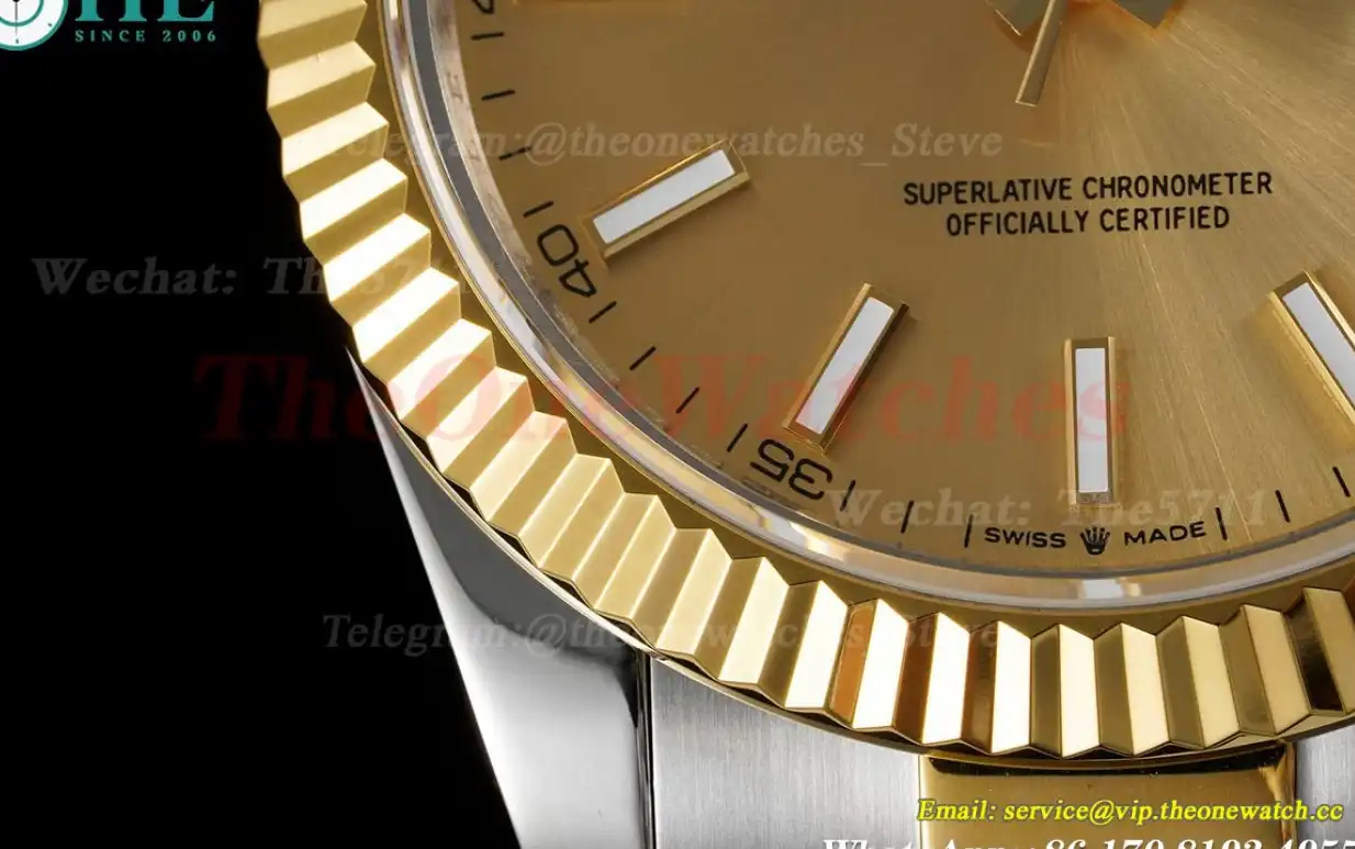 Datejust 126333 41MM Oyster 904L Gold Stk YG SS GMF VR3235