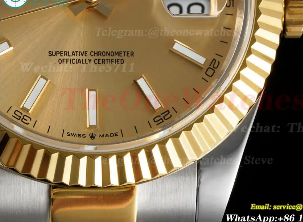 Datejust 126333 41MM Oyster 904L Gold Stk YG SS GMF VR3235