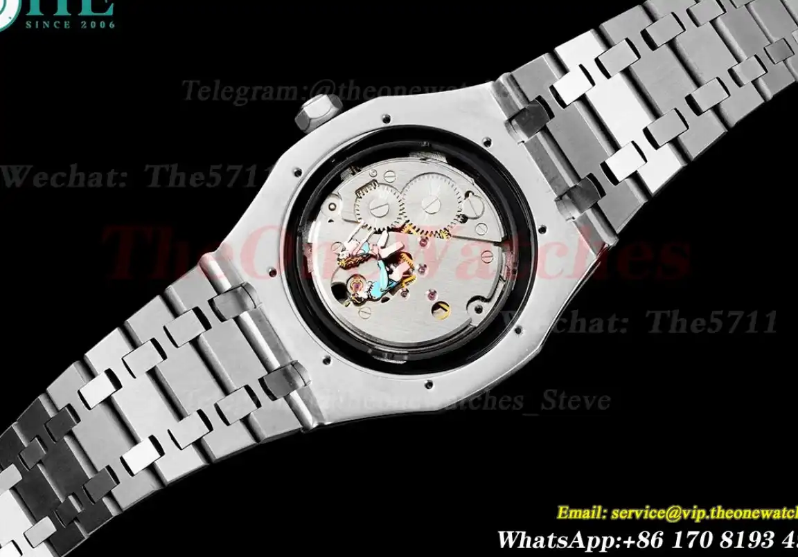 Royal Oak Fake tourbillon SS SS White Stk ABF A23J(Erotic)