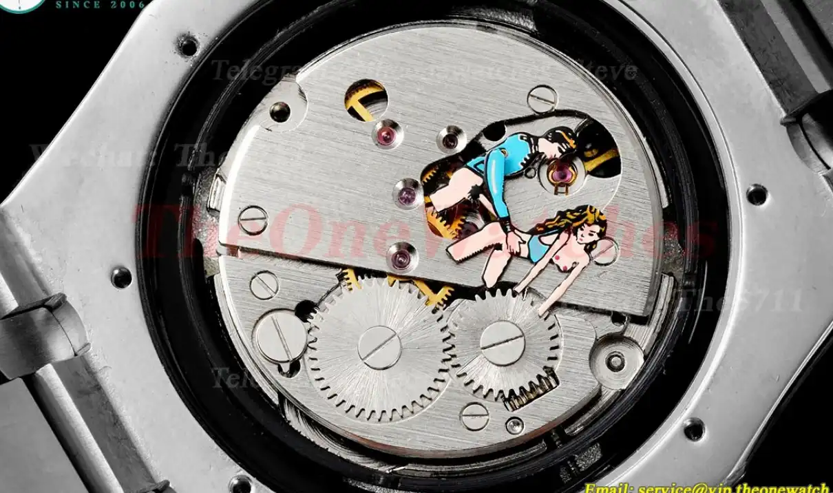 Royal Oak Fake tourbillon SS SS White Stk ABF A23J(Erotic)