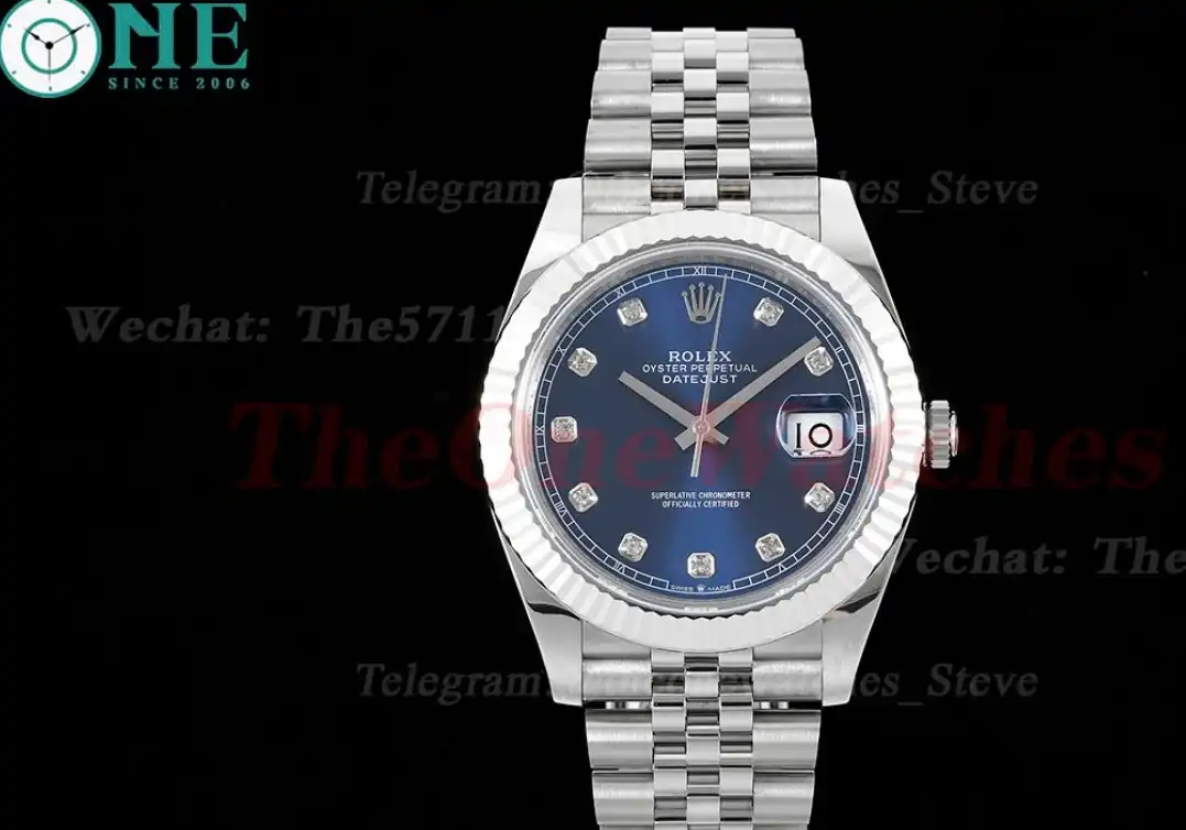 Datejust 126334 41mm Jubilee SS SS Blue Dia JVS VR3235