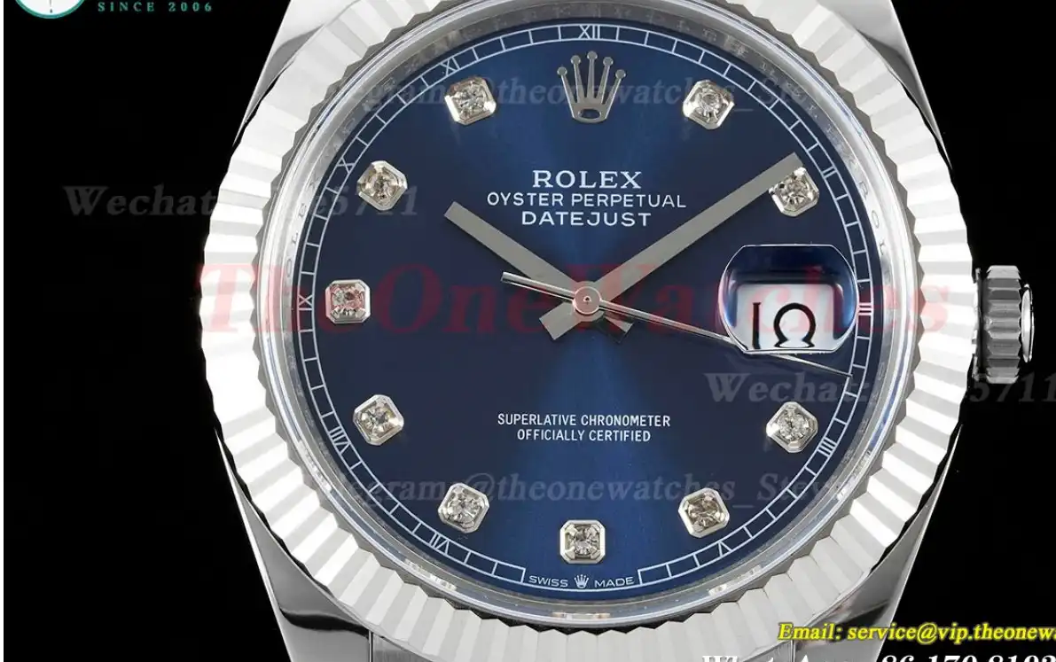 Datejust 126334 41mm Jubilee SS SS Blue Dia JVS VR3235