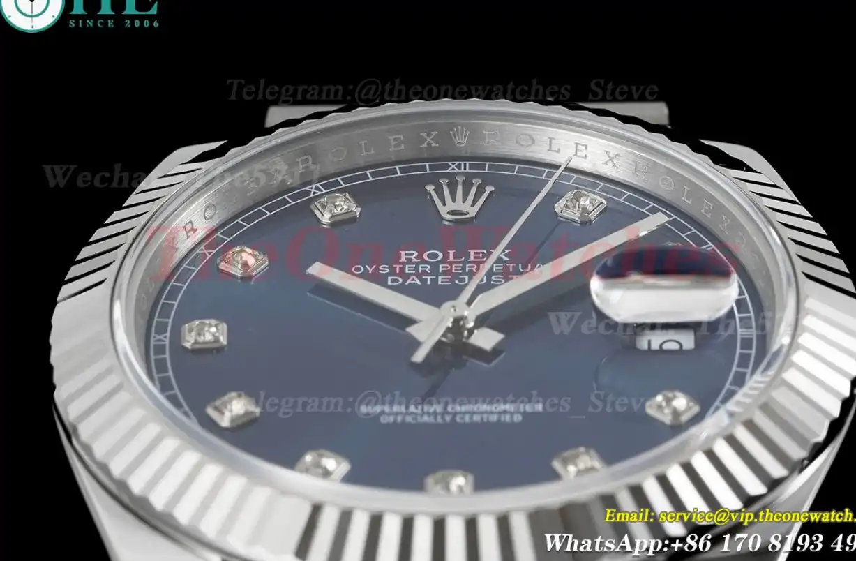 Datejust 126334 41mm Jubilee SS SS Blue Dia JVS VR3235