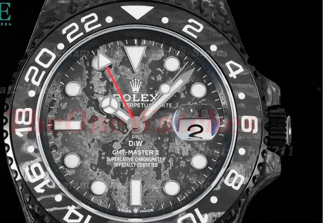 GMT Master II DIW Carbon NY Black Textured Dial VSF VR3186