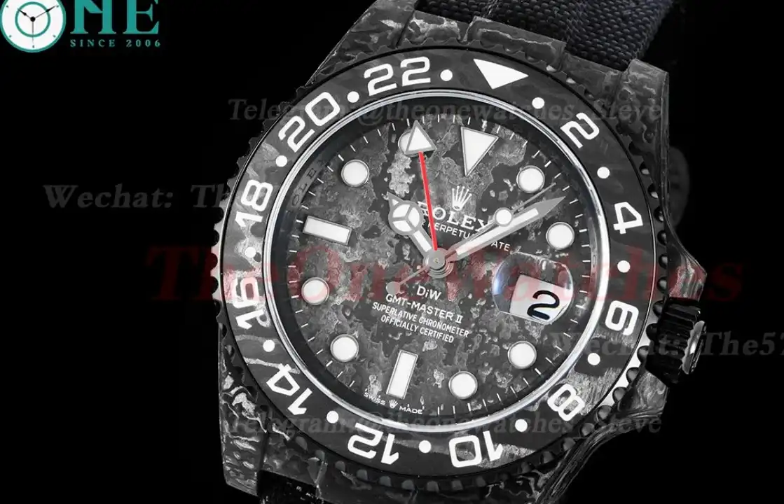 GMT Master II DIW Carbon NY Black Textured Dial VSF VR3186