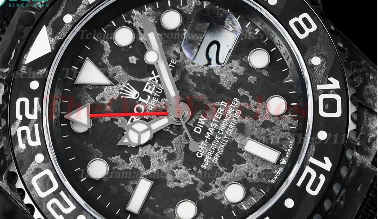 GMT Master II DIW Carbon NY Black Textured Dial VSF VR3186