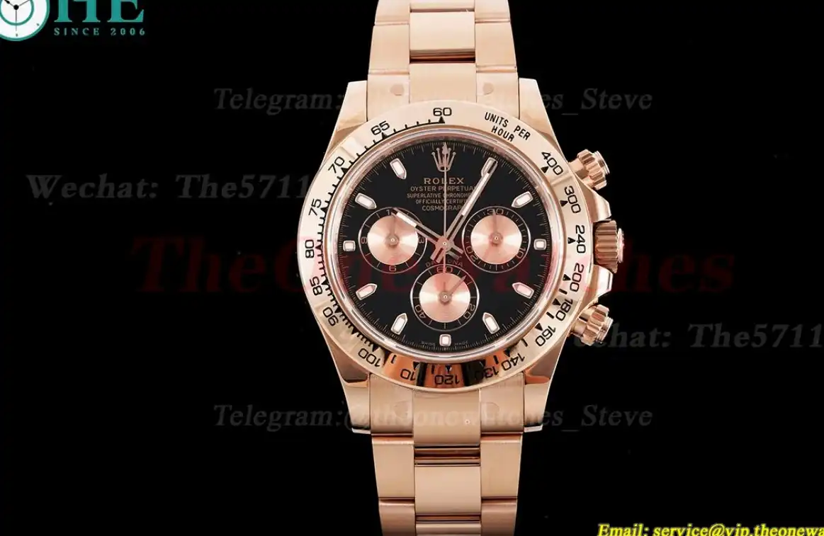 Daytona 116505 40mm RG RG Black Gold KING SA4130