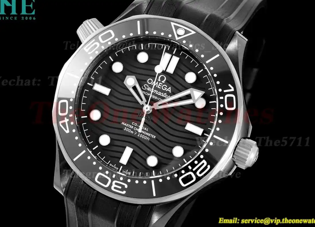 Seamaster 300m 43.5mm Ceramic RU Black Dial ORF A8806